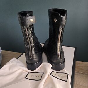 Gucci leather boots